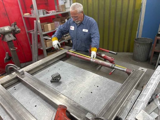 Welding a Large Frame