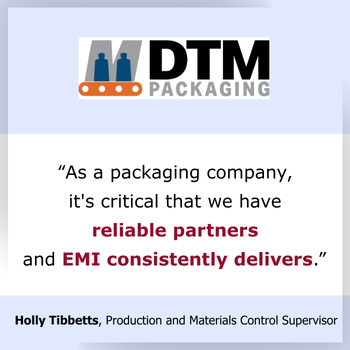 Testimonial EMI is a reliable partner