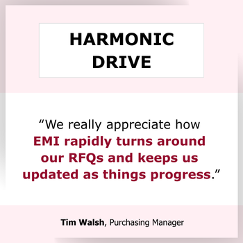 Testimonial we really appreciate how EMI rapidly turns around our RFQs and keeps us updated as things progress Testimonial we really appreciate how EMI rapidly turns around our RFQs and keeps us updated as things progress