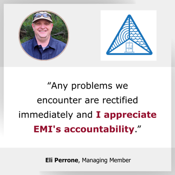 Testimonial I appreciate EMI's accountability