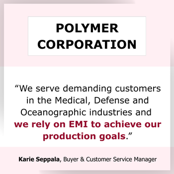 Testimonial we rely on EMI to achieve our production goals